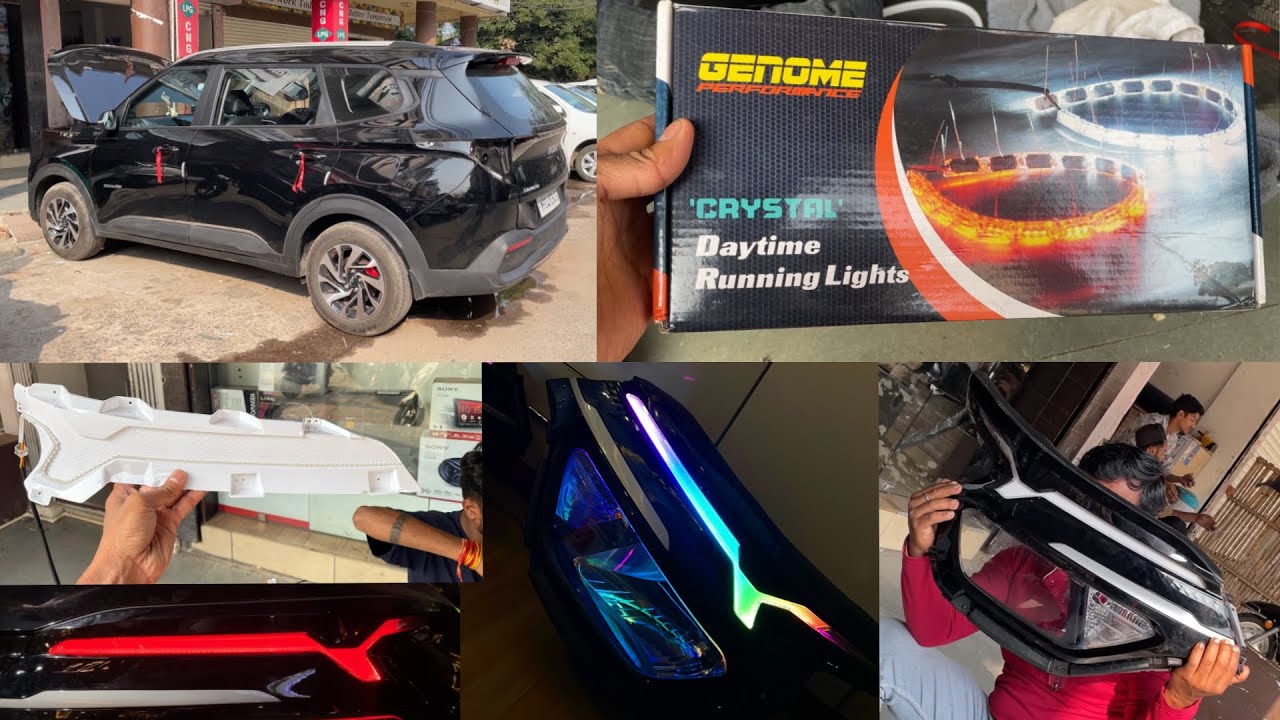 Kia Carens Base Model DRL installation | RGB Drls for Kia Carens | Kia Carens Modified