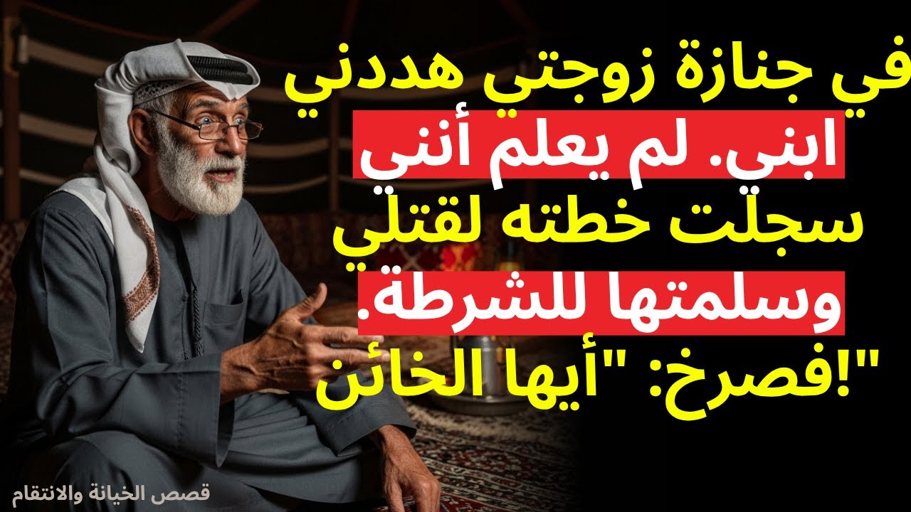 في جنازة زوجتي، همس ابني أنت التالي ثم ابتعد وهو يضحك... (قصة حقيقية مؤلمة)