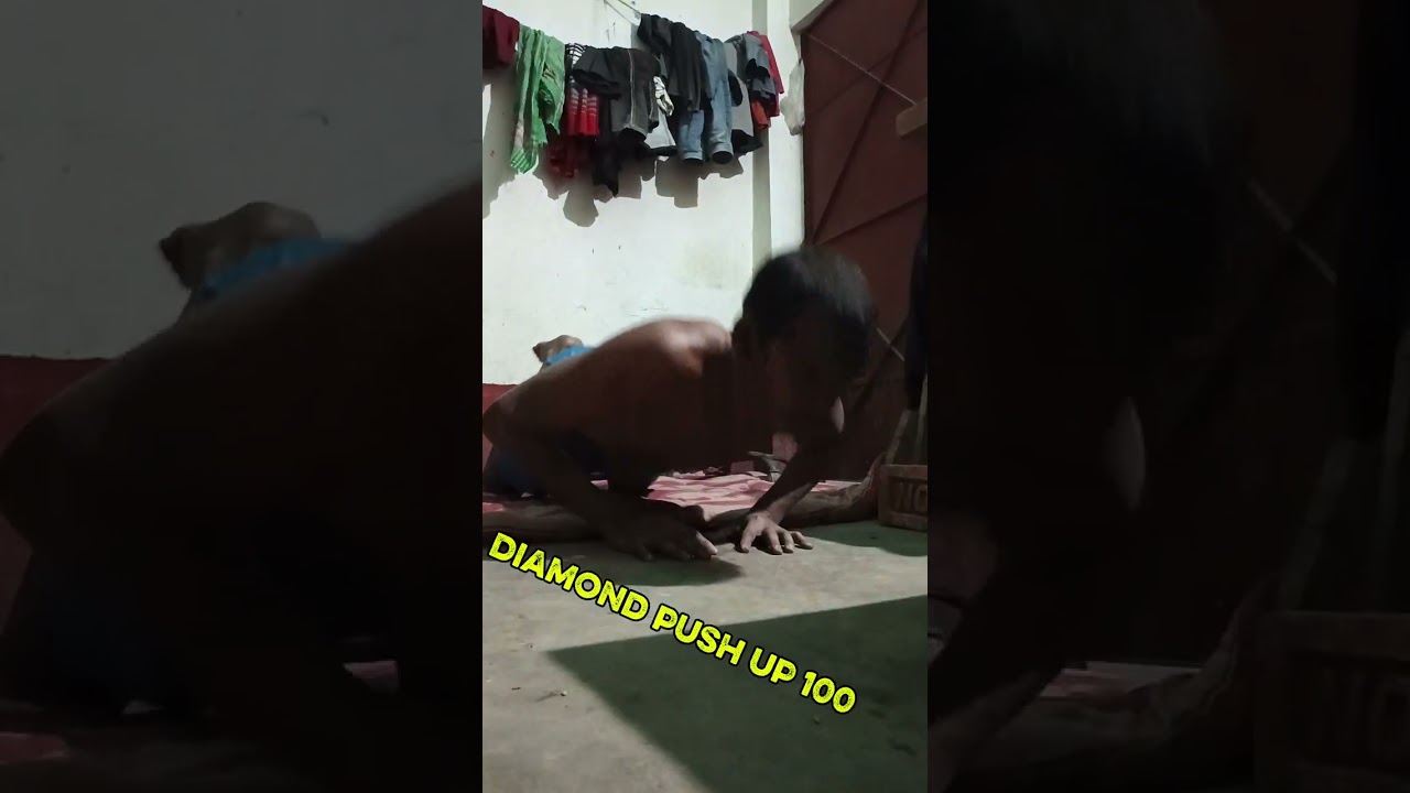 Diamond push-up 100#gym #fitness #workout #fit