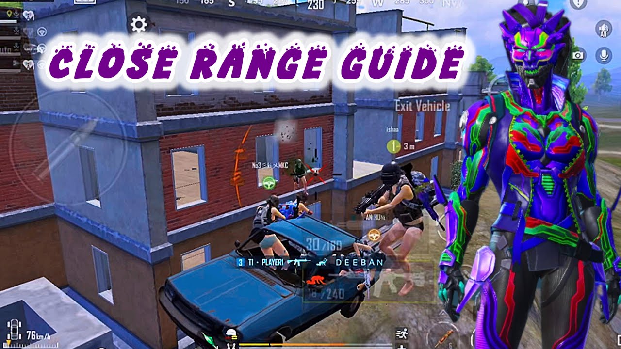 BGMI CLOSE RANGE GUIDE ❤️🫶