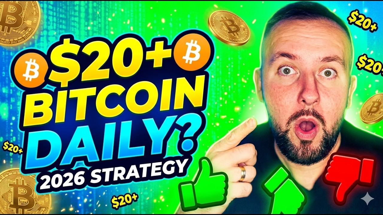How I Earn $20+ of Bitcoin Every Day: My 2026 Strategy