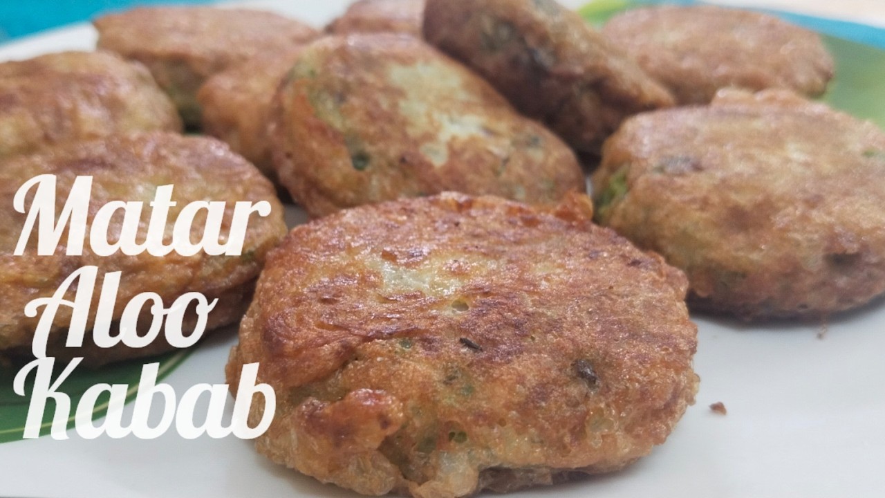 Matar Aloo Kabab Recipe | Matar se Banaye Tasty Chatpate Kabab | Ramzan Special