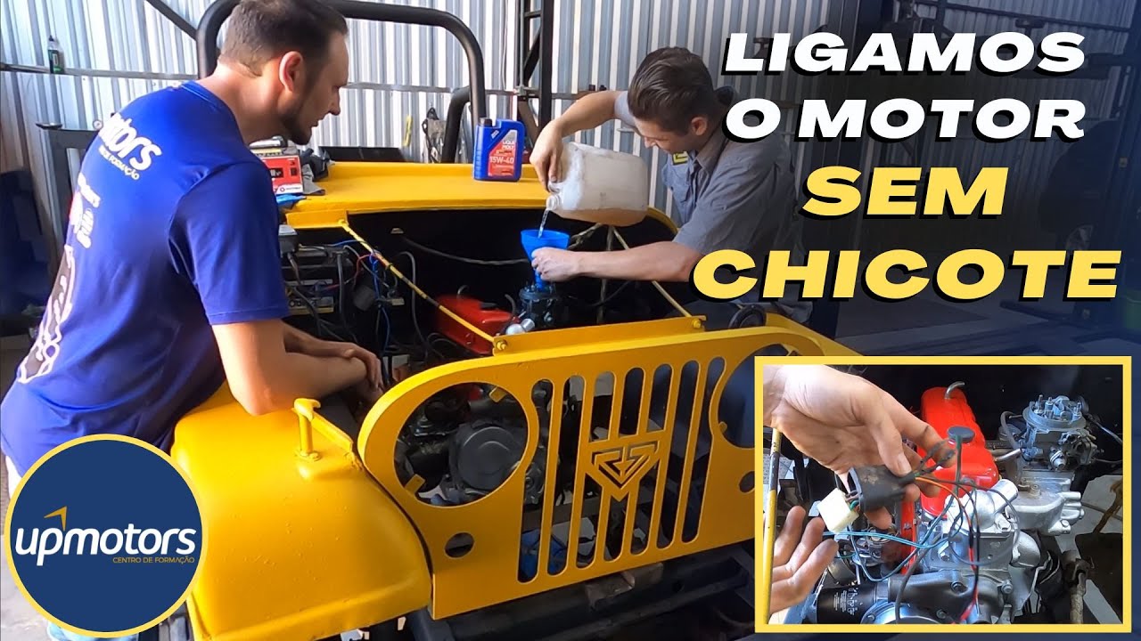 Fiação Básica para LIGAR um MOTOR Carburado e Ignição Eletrônica ; UPMOTORS