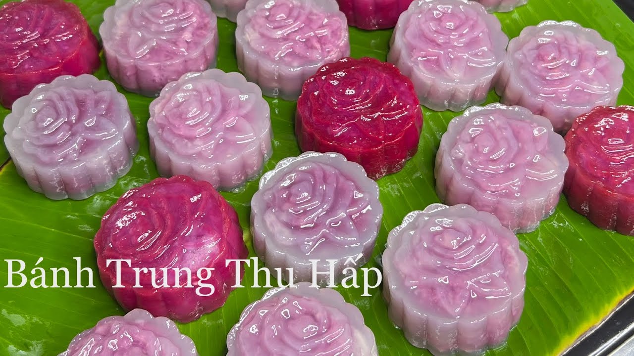 Bánh Trung Thu (Hấp) Thuỷ Tinh, Ít Ngọt, Dai, Giòn Ăn Hoài Ko Ngán Với Cách Làm Siêu Nhanh