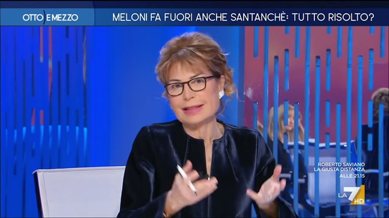 OTTO E MEZZO la7 - puntata 25 marzo 2026