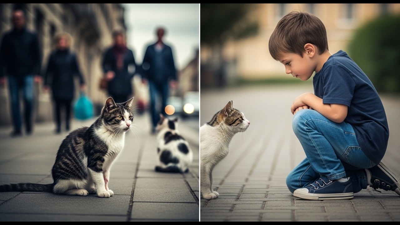 No One Helped the Injured Cat… But One Boy Changed Everything