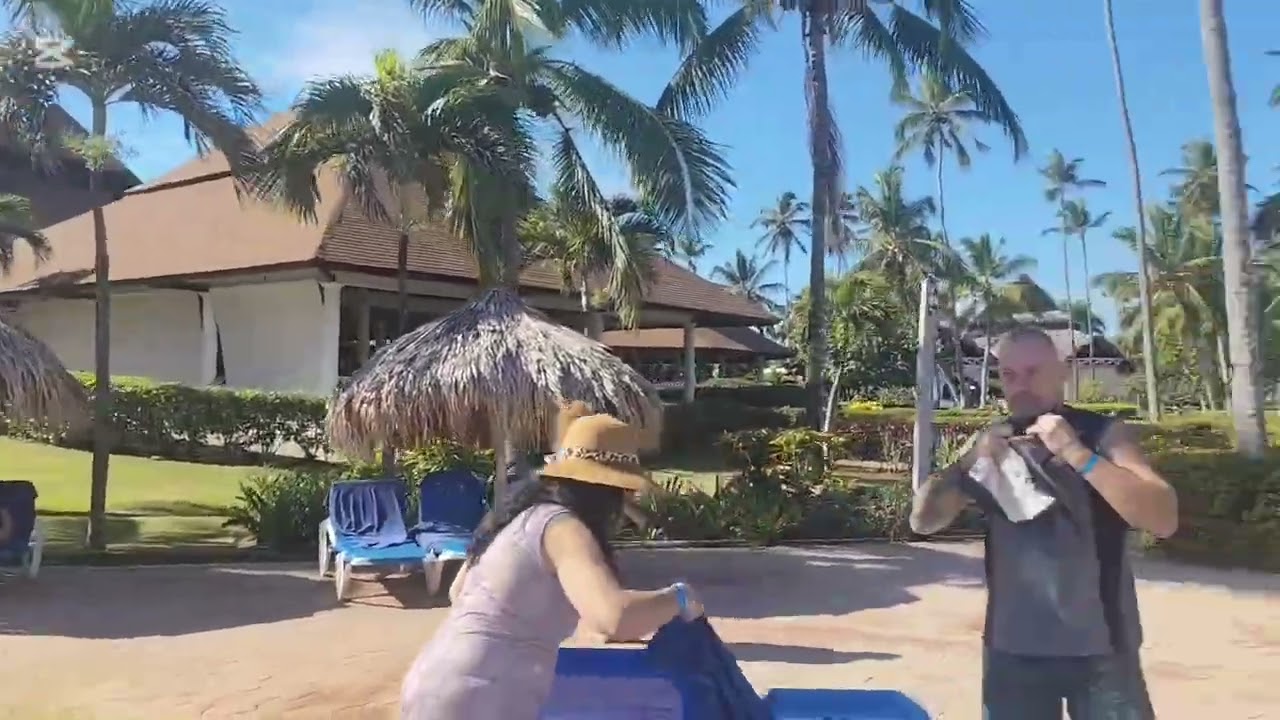 Desayunando en el Hotel Vik Arena Blanca, Punta Cana, República Dominicana 