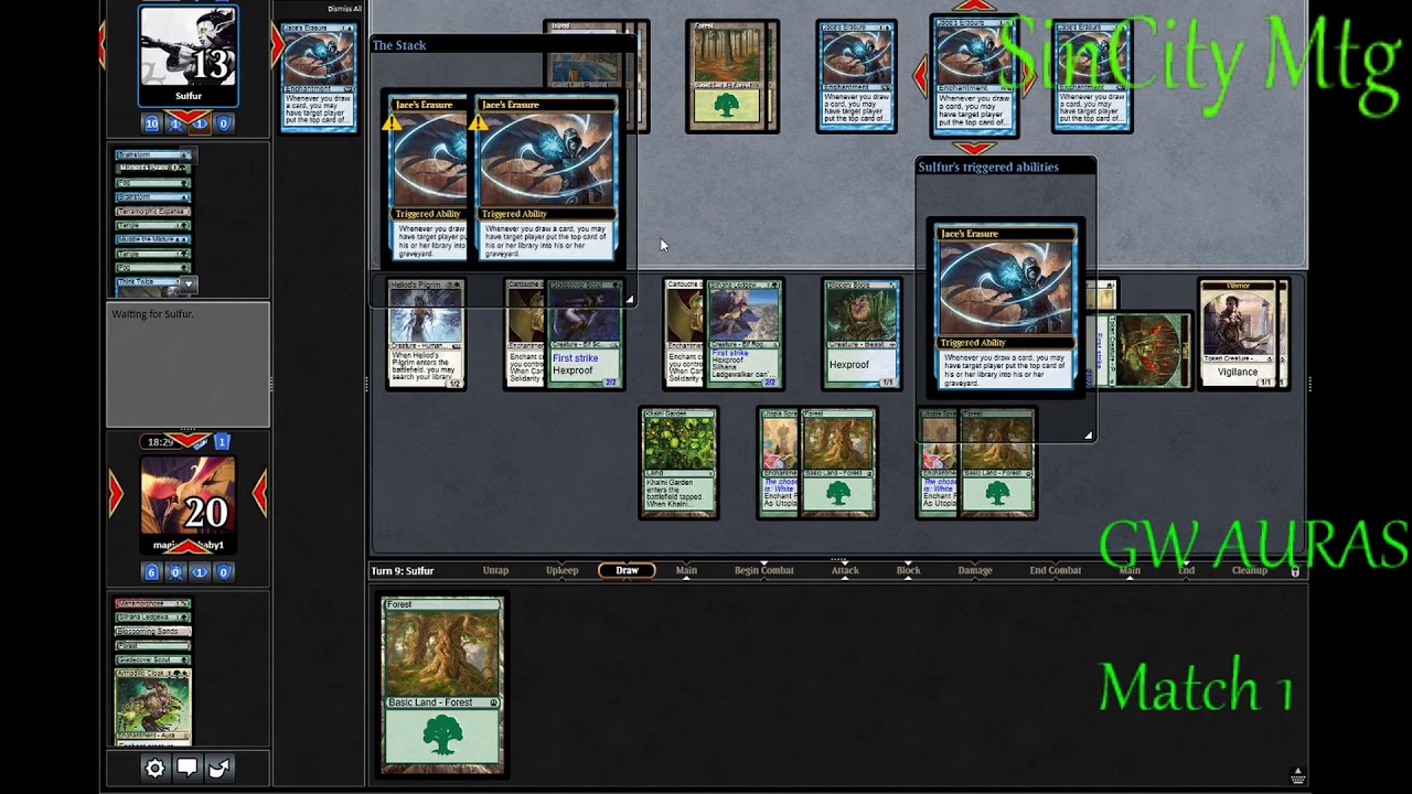 SinCity Mtg GW Auras Pauper