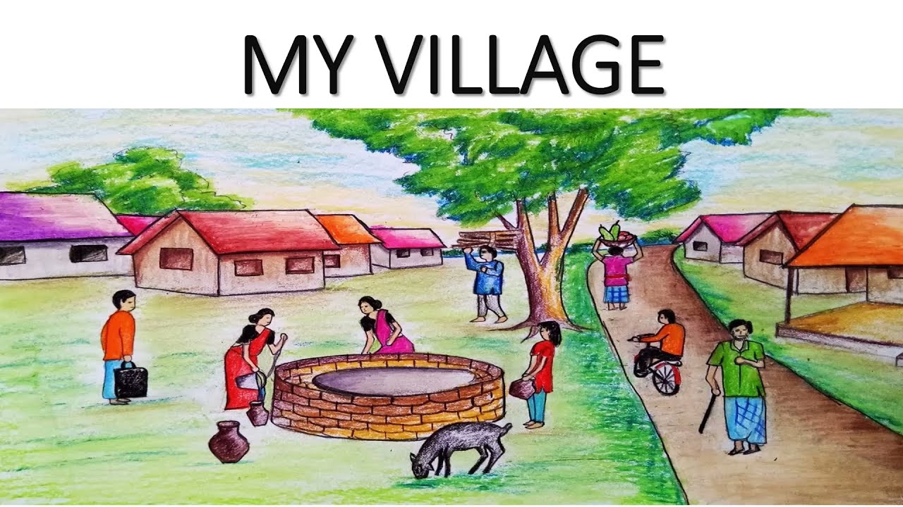 10 lines on My village in English| short essay on My village| My village|