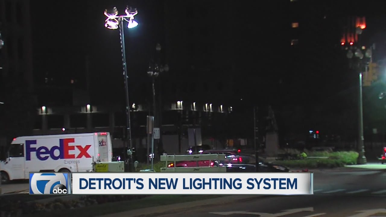 Detroit's new lighting system