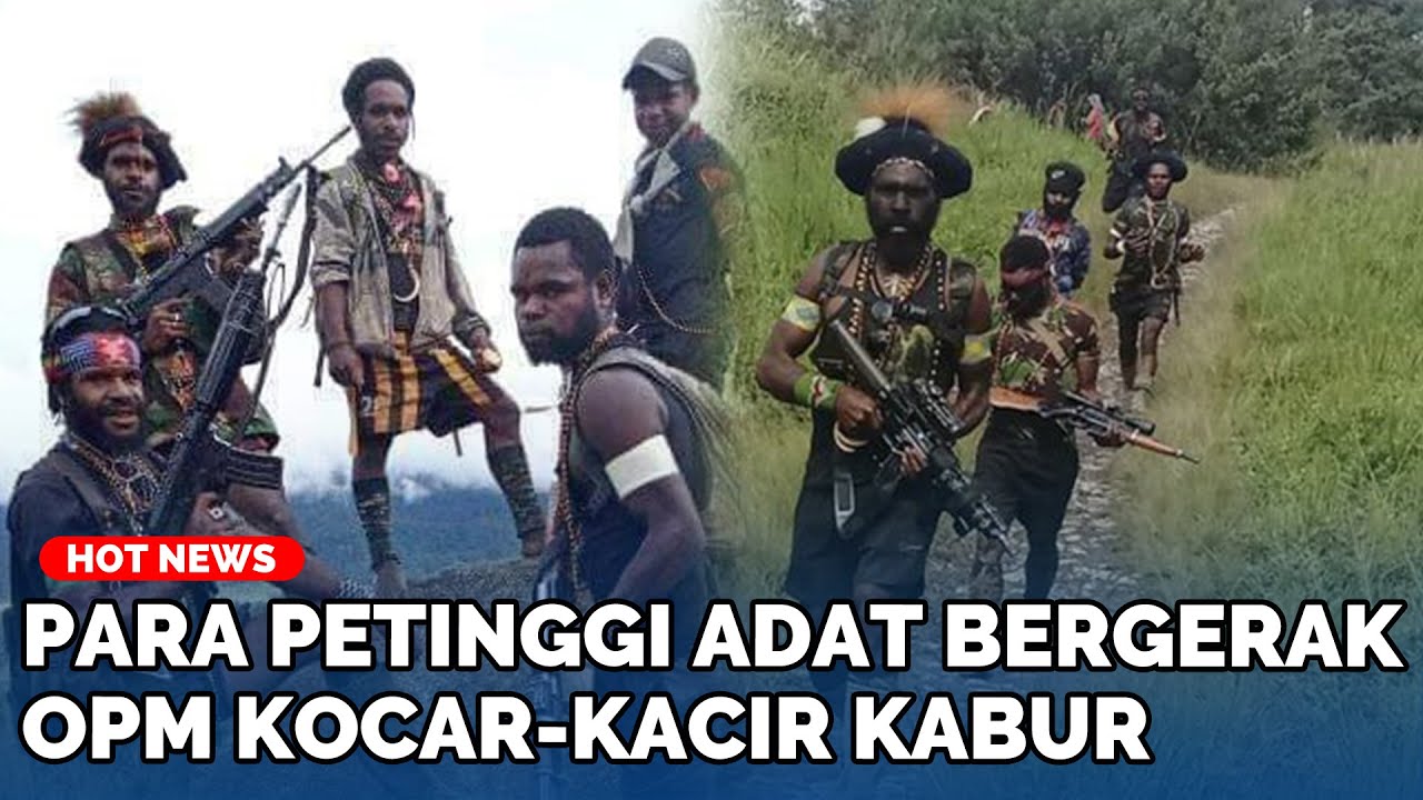 Alarm Kampung Menyala! OPM Kocar kacir Masuk Permukiman, Petinggi Adat Turun Gunung