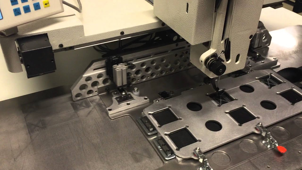 Safety harness building on SEWPRO PSM 5020 automatic sewing machine