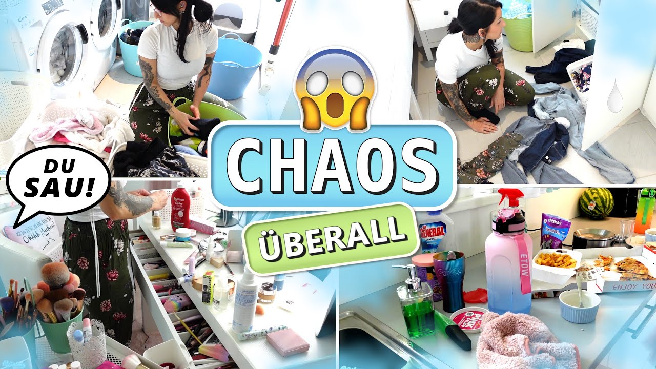 CHAOS beseitigen in 7 RÄUMEN😱PUTZEN und SORTIEREN im ganzen Haus | XXXL Putzmotivation Clean with Me