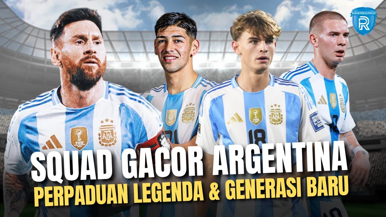 Argentina Regenerasi! Messi Satu Tim dengan Bocah Como & Wonderkid Real Madrid Andalan Xabi Alonso