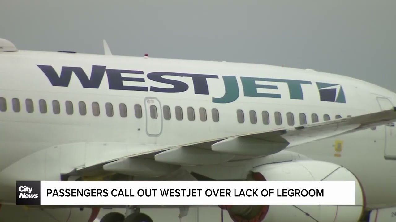 Пассажиры критикуют WestJet за нехватку места для ног (CityNews)
