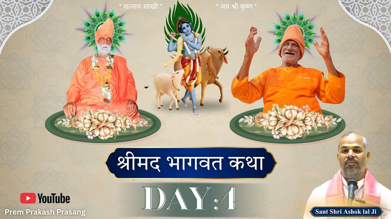 श्रीमद् भागवत कथा || DAY 04 || कथा व्यास- संत श्री अशोकलाल जी || ULHASNAGAR || 24/02/2026