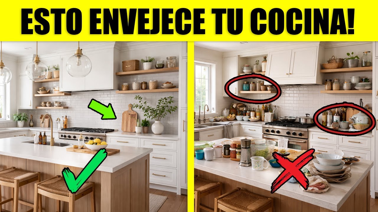 10 ERRORES que están ACABANDO con tu COCINA MODERNA (y son fáciles de solucionar)!