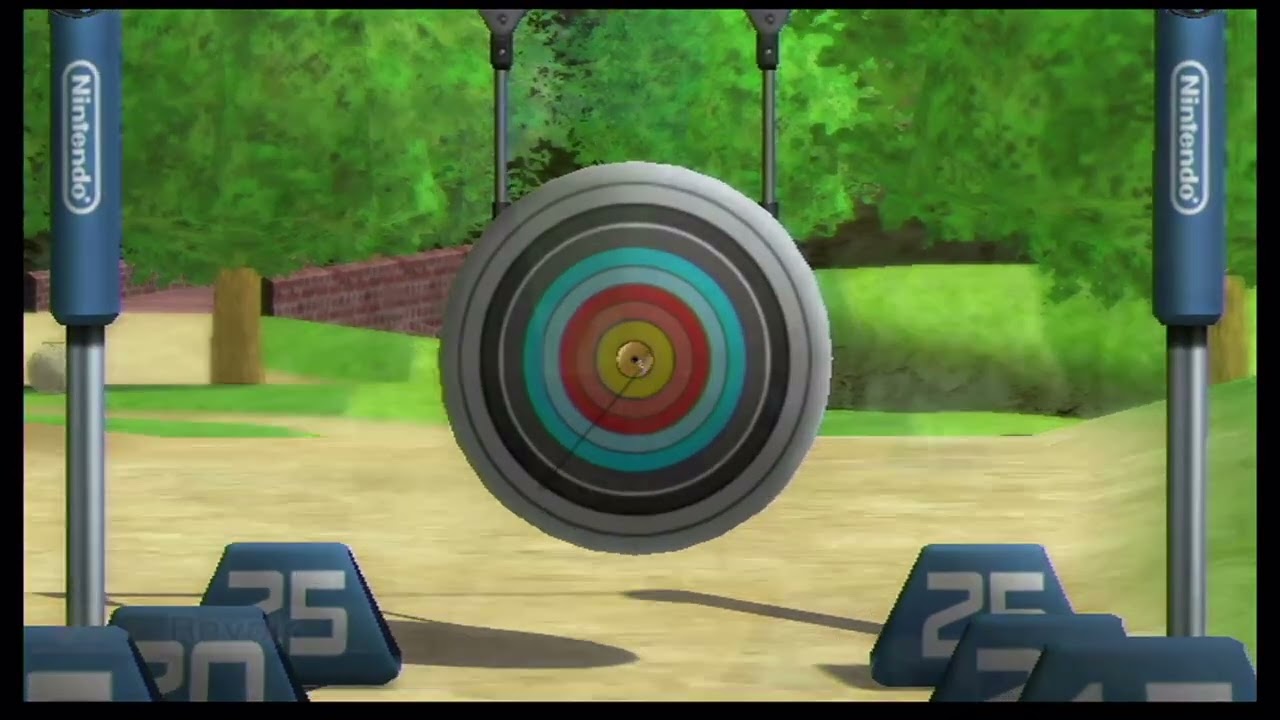 Wii Sports Resort : Archery Game Perfect (Beginner)