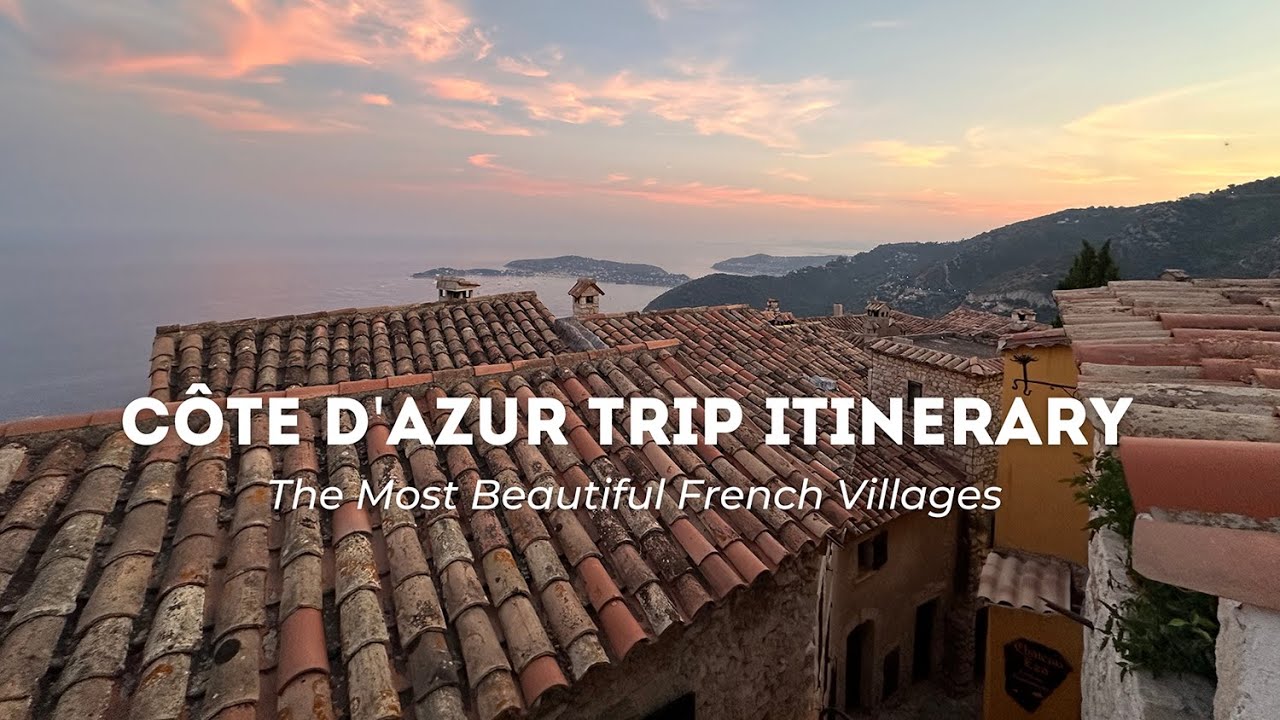 Your C&ocirc;te d'Azur Itinerary - Trip Idea to copy - 7 to 9 days - Southern France #cotedazurfrance