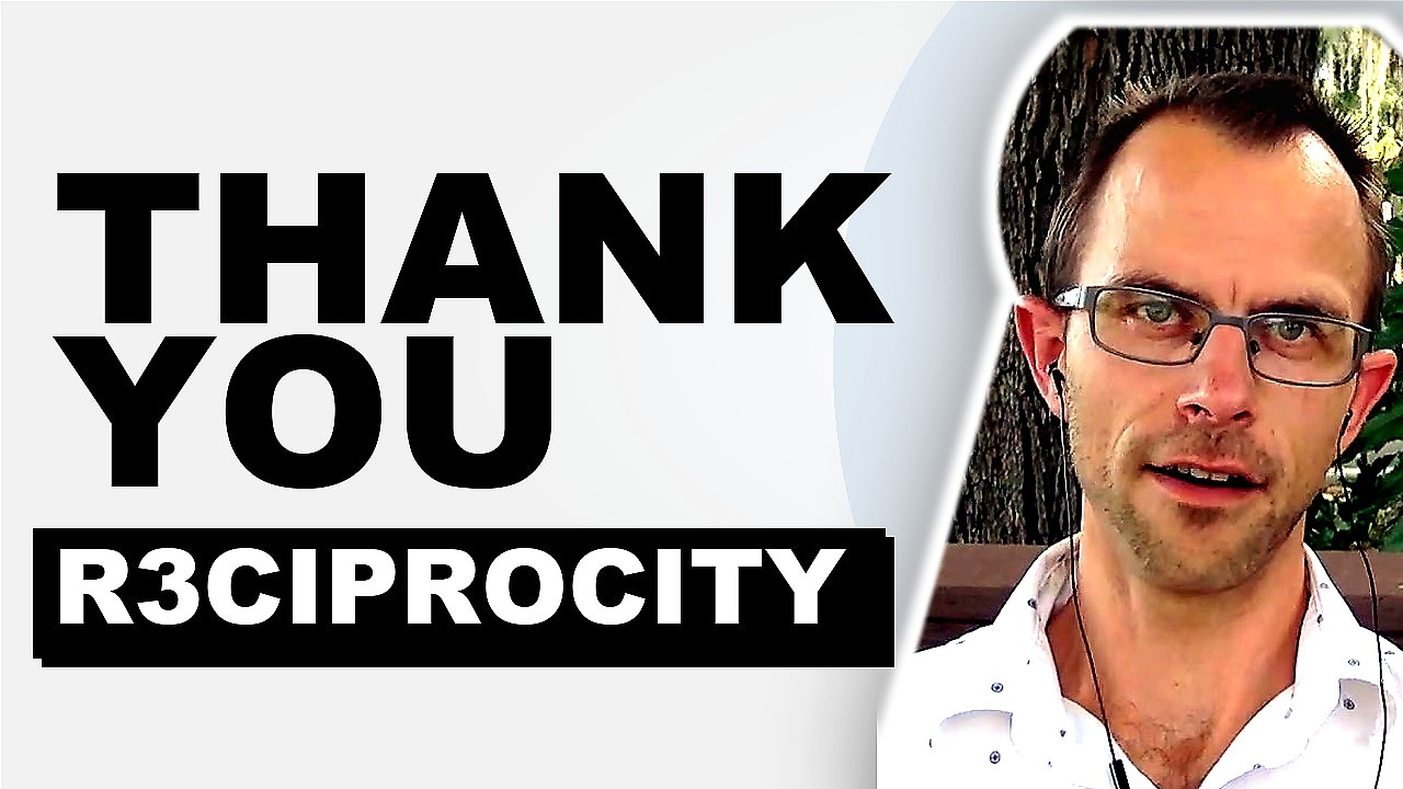 Thank You For Your Support Of r3ciprocity.com!