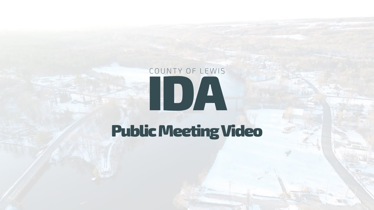 County of Lewis IDA Board Meeting 10.2.25