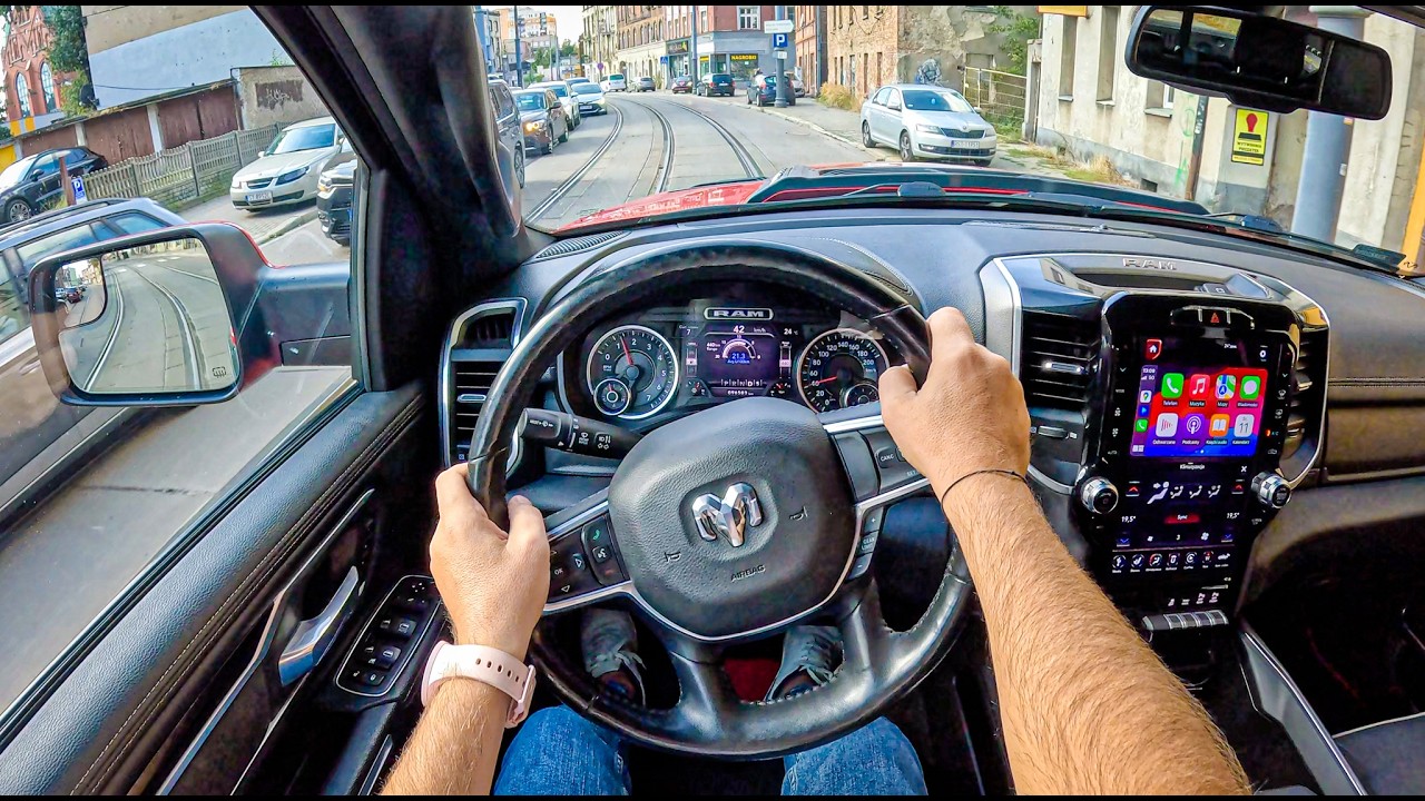 Dodge Ram 1500 Laramie [5.7 HEMI V8 401 hp] |0-100| POV Test Drive #2175 Joe Black