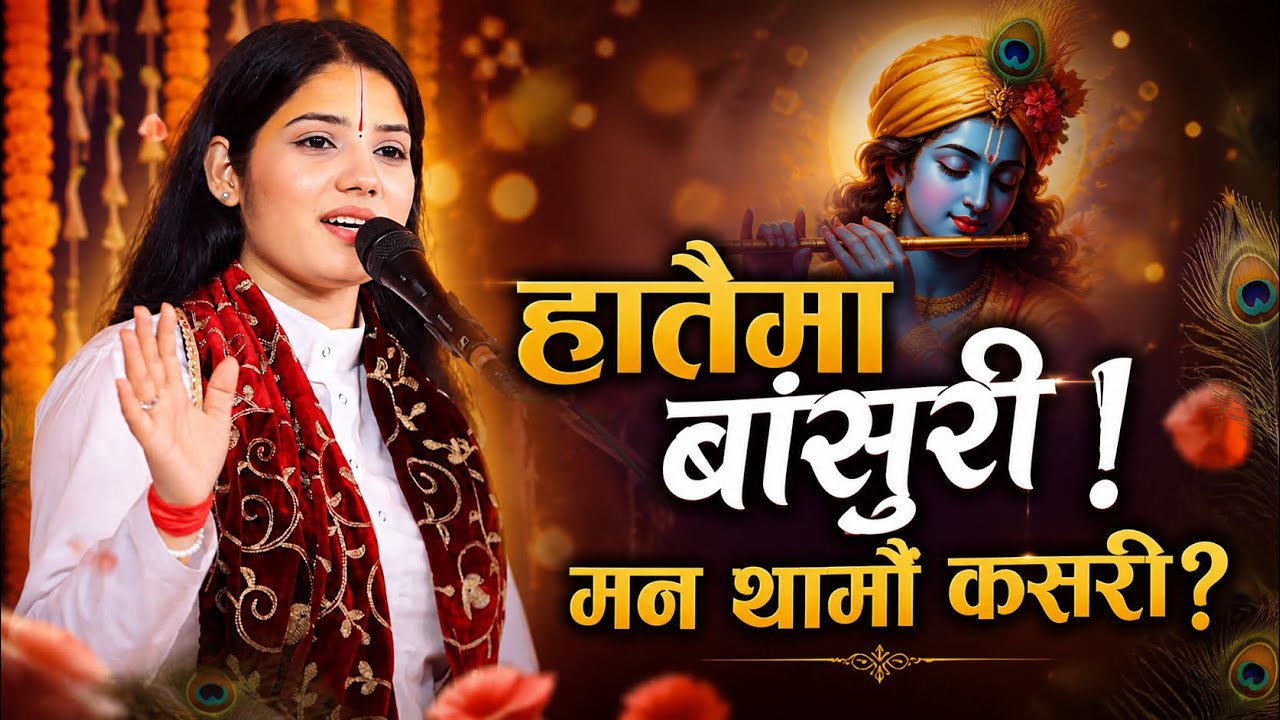 Devi Pratibha Ji “हातैमा बाँसुरी! मन थामौं कसरी” #pratibhaji  #devipratibha #devipratibhaji #deviji