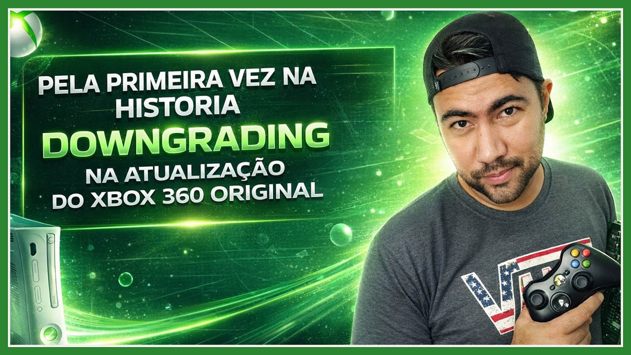 INACREDITAVEL Conseguiram fazer Downgrading  na Atualiza&ccedil;&atilde;o do Xbox 360 Original