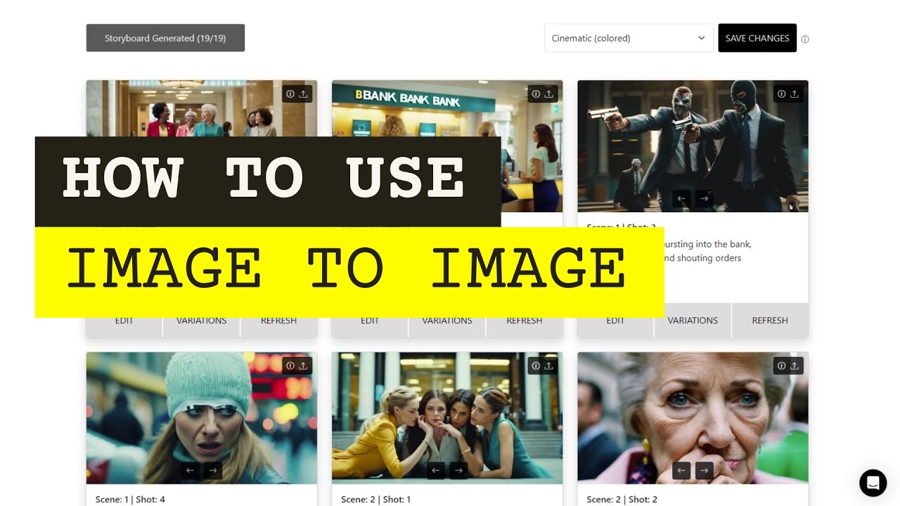 11 - How To Use The Image-To-Image Feature - Storyboarder.ai