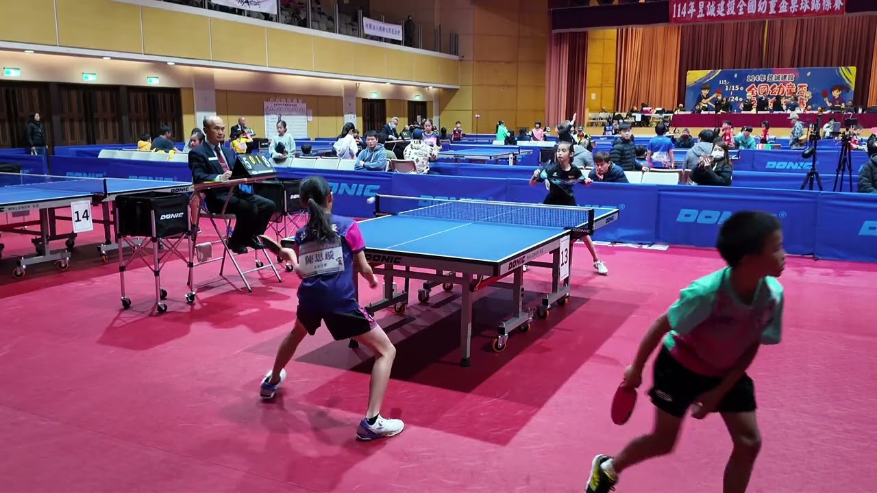 20260121 昱誠建設幼童盃 五女單 分組預賽 璇 V.S. 新竹虎林 黃O希 3：2勝