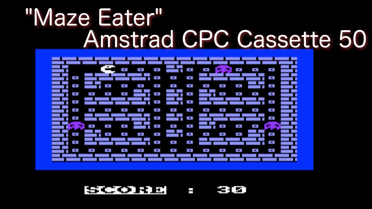 Maze Eater (Amstrad Cassette 50 Game 1)