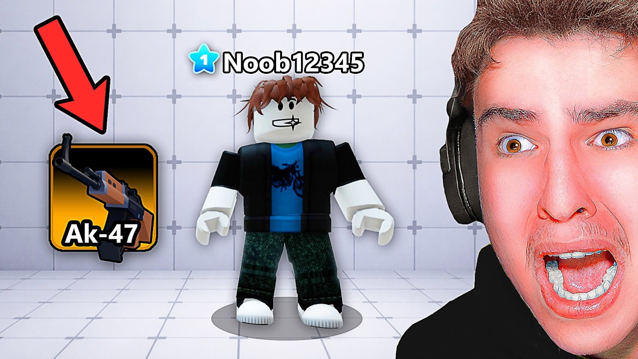 Am Deblocat *AK-47* Pe *CONTUL DE NOOB* În Roblox Rivals... (#2)