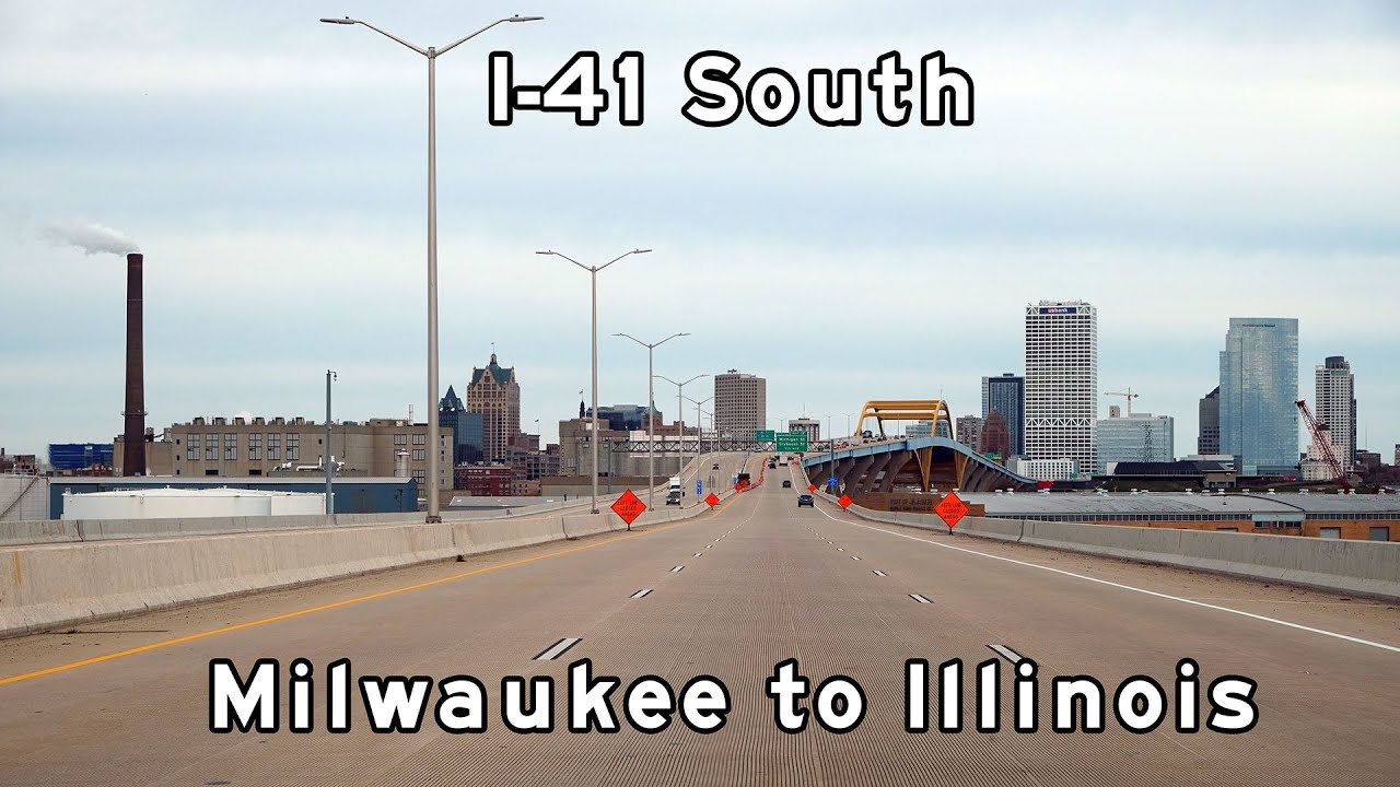 Interstate 41 South - Milwaukee to Illinois - November, 2021 - 2021/10/11