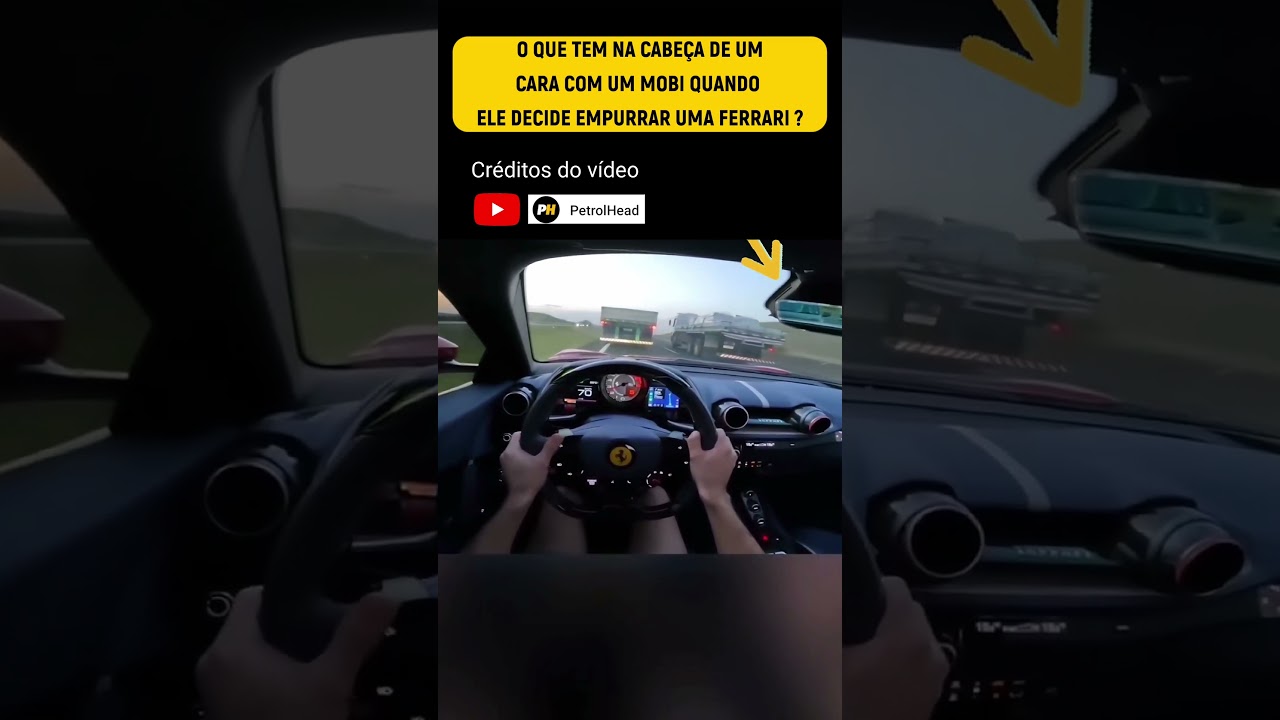 @Petrolheadoficial  Ferrari acelerando forte na rodovia @Petrolhead