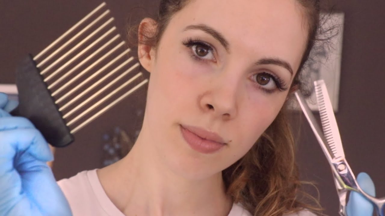 ASMR Haircut That Will Bring Your Tingles Back - Hair Brushing, Spraying, Cutting