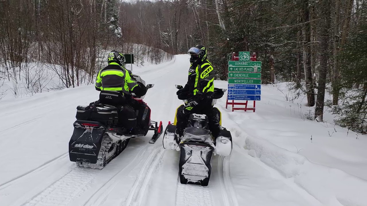 Outaouais Quebec Snowmobiling HD 1080p
