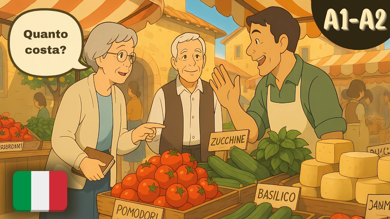 🇮🇹 3 Italian Short Stories for Beginners (A1-A2) | Talking About Yourself