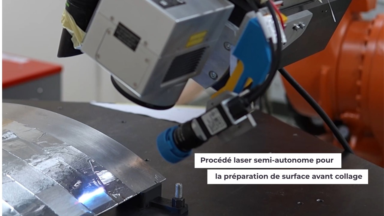 Procédé laser semi-autonome pour la préparation de surface avant collage !