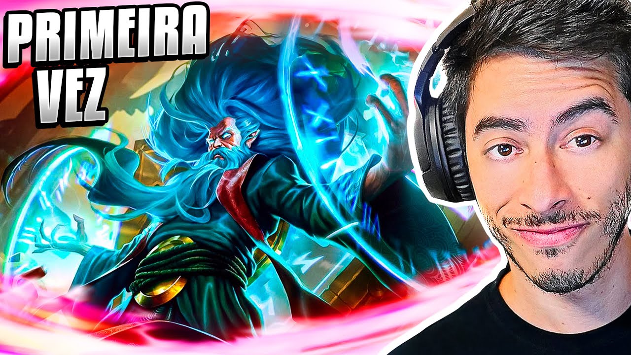 JOGUEI DE ZILEAN PELA PRIMEIRA VEZ!