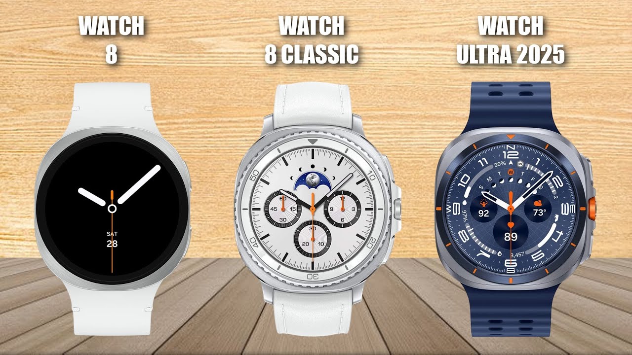 Samsung Galaxy Watch 8 Vs Galaxy Watch 8 Classic Vs Galaxy Watch Ultra 2025 I Review
