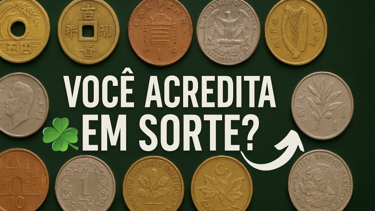 🍀 Conhe&ccedil;a as 12 Moedas da SORTE que prometem boa fortuna! 🍀