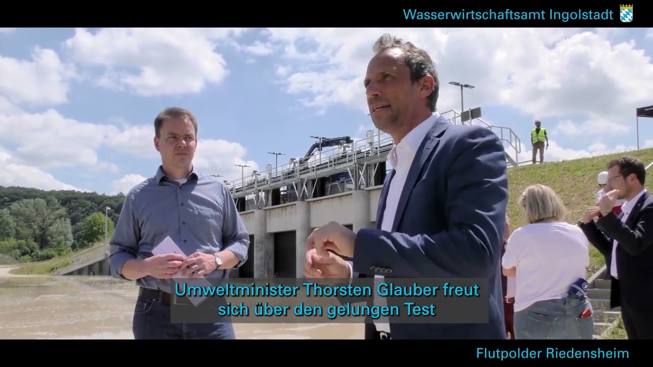 Flutpolder Riedensheim - Hochwasserschutz für Bayern