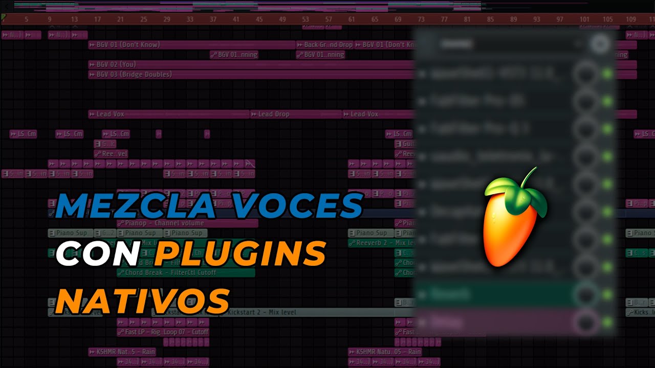 ✅ Cómo MEZCLAR VOCES con PLUGINS NATIVOS | FL STUDIO 21