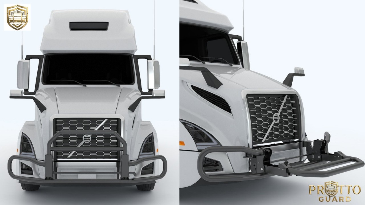 Deer Guard for Volvo Truck  Installation