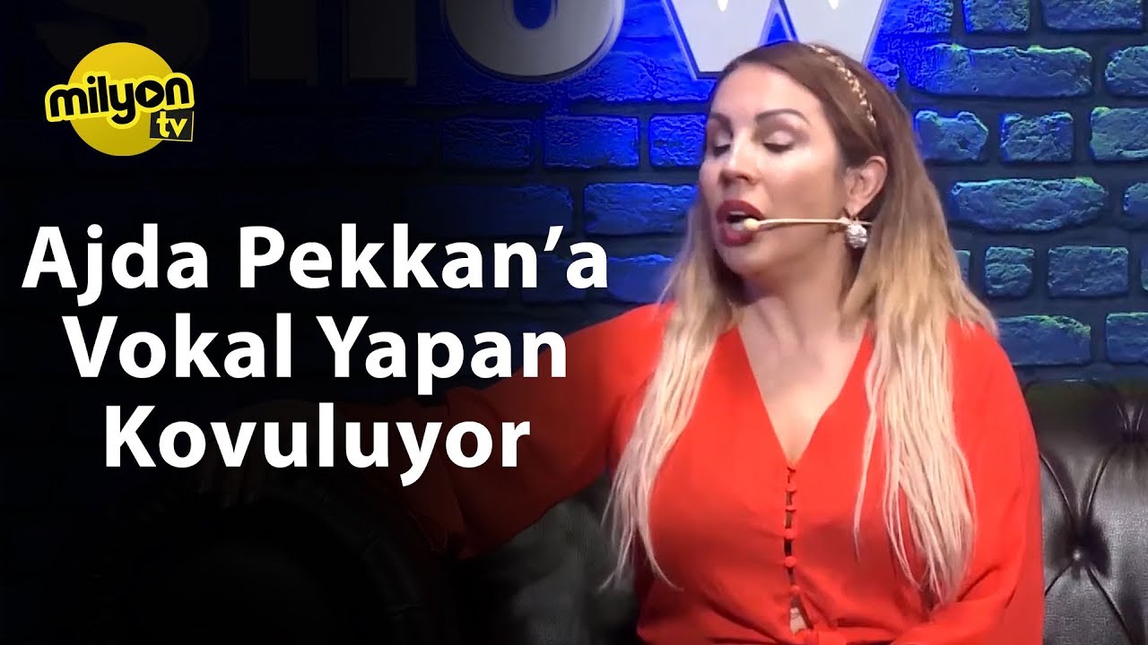 Ajda Pekkan'a Vokal Yapan Kovuluyor - a®️ıza show