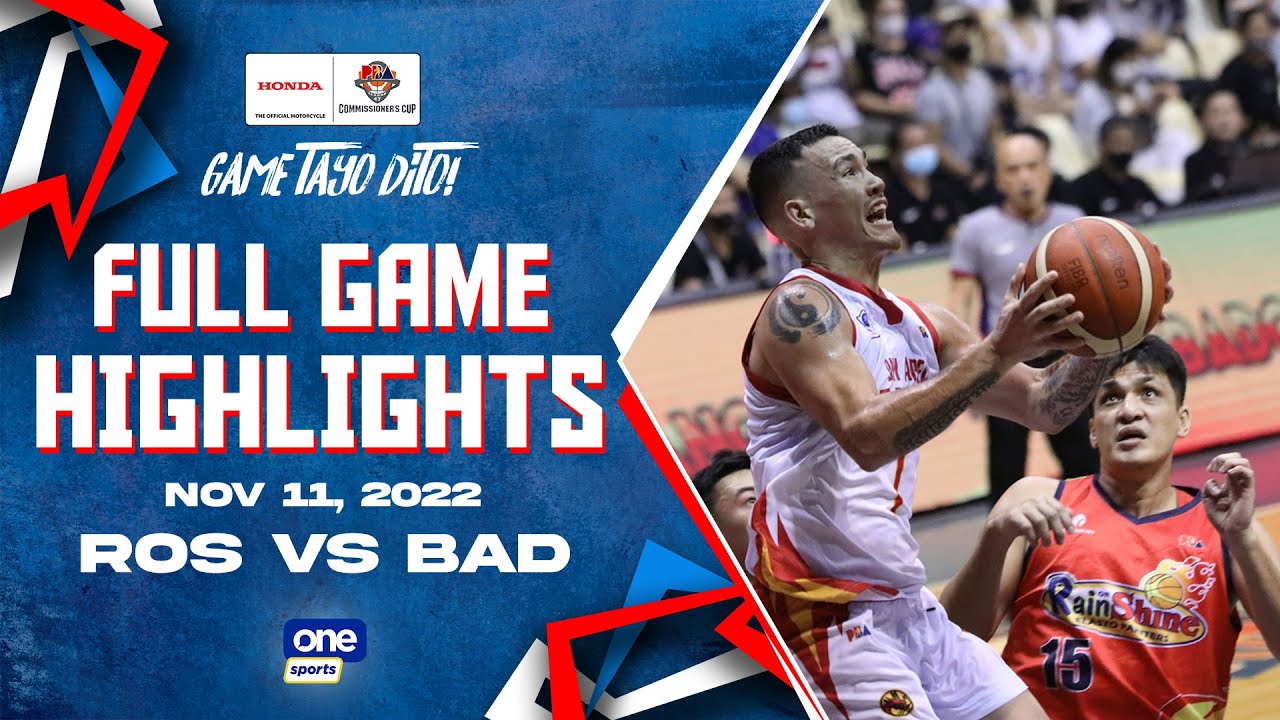 Bay Area vs. Rain or Shine highlights | Honda S47 PBA Commissioner's Cup 2022 - Nov. 11, 2022