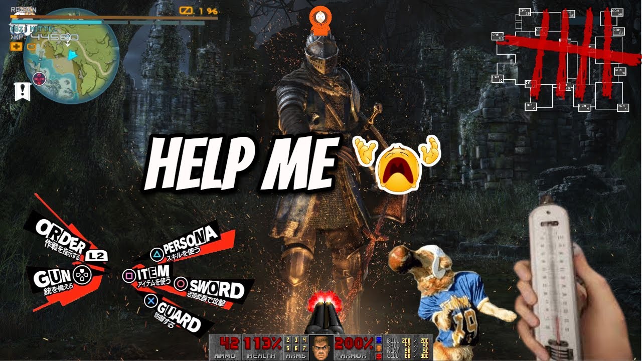 DARK SOULS but every 15 minutes I ADD A NEW OVERLAY