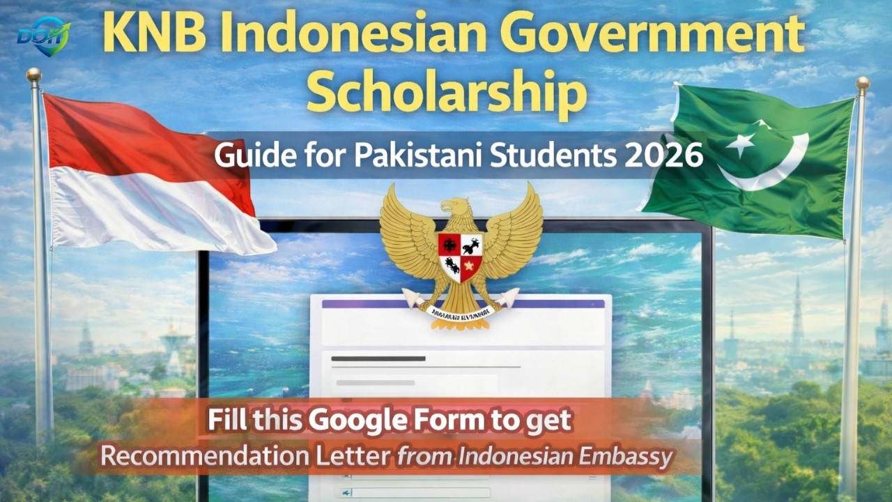 Indonesia Government KNB Scholarship 2026 | BS, MS & PhD | No IELTS, No Application fee