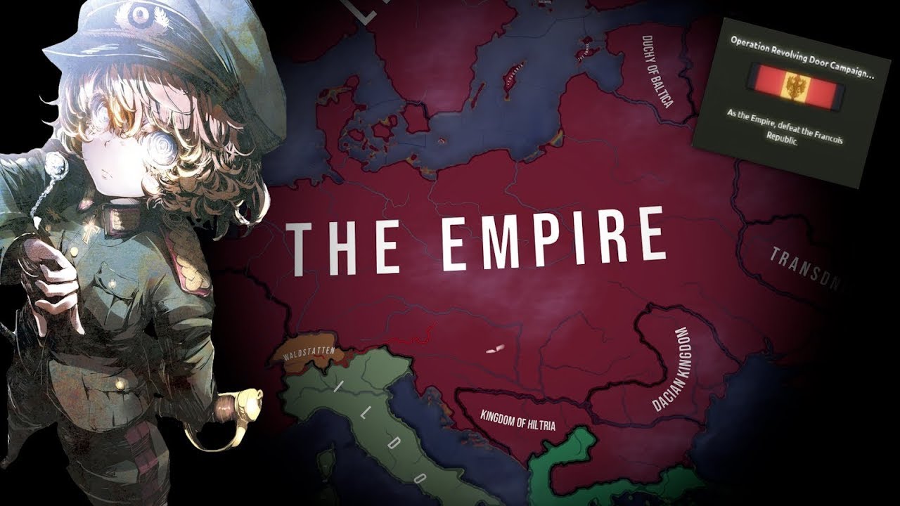 the Empire - HOI4  Youjo Senki Redux mod Timelapse
