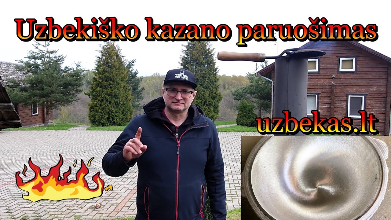 Подготовка узбекского казана перед тем, как приступить к приготовлению различных блюд